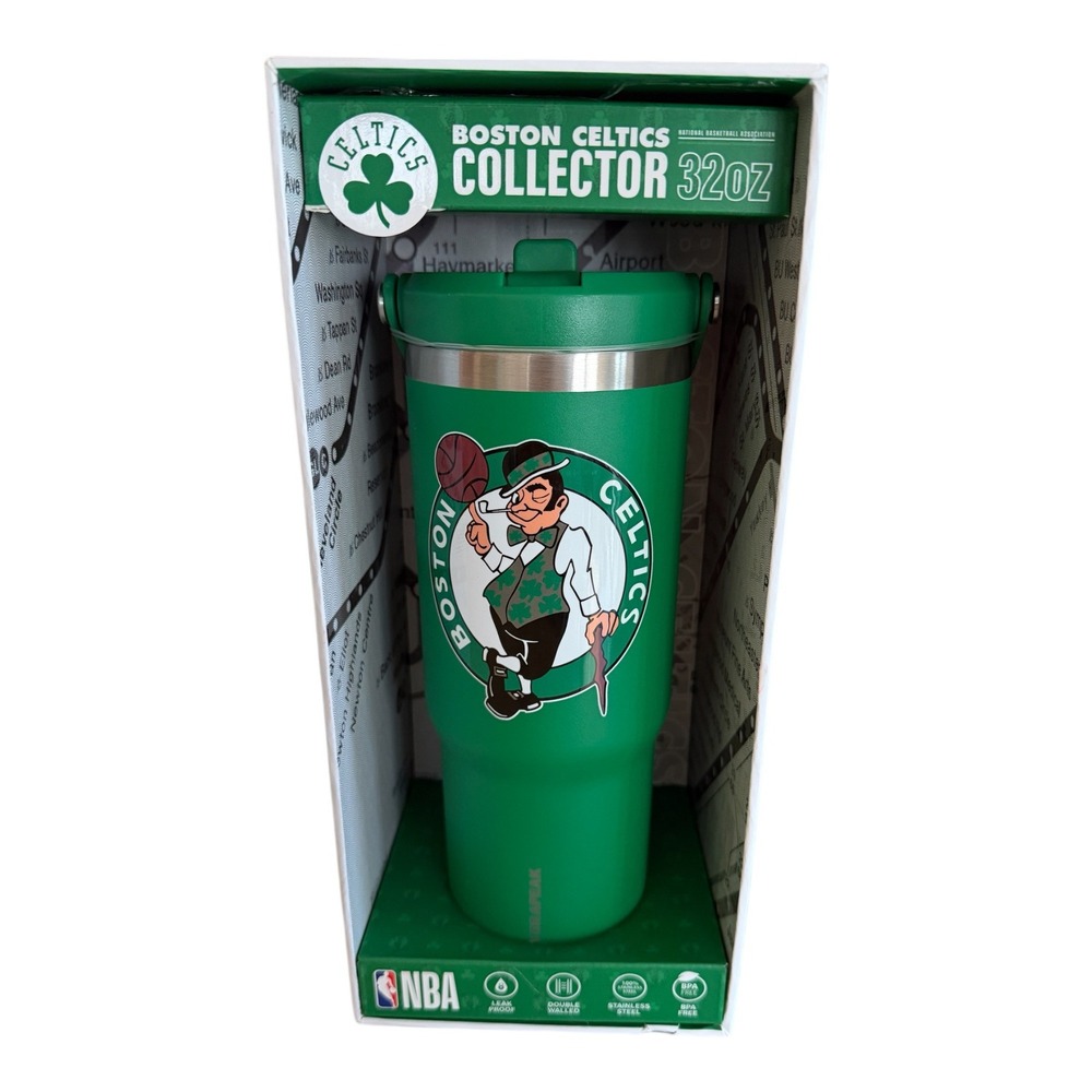 NBA Boston Celtics Hydrapeak Tumbler Unisex 32oz Green New Stainless Steel 32 oz